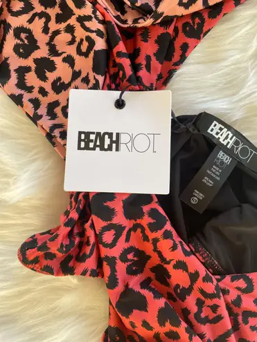 Beach Riot One Piece Leopard Swim