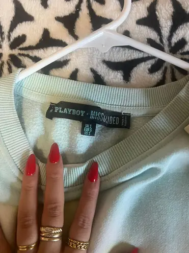 Missguided Playboy Oversized Hoodie