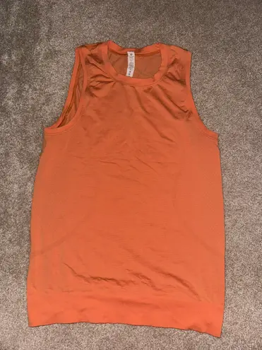 Lululemon Orange  Tank Top