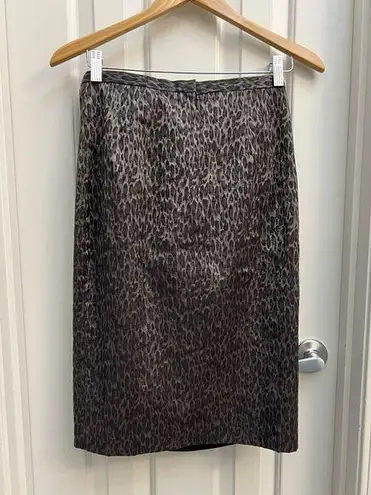 Alberto Makali EUC Vintage Animal Print Pencil Skirt, Size 8