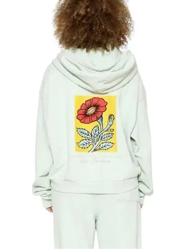 Boys Lie Rare GET BLOCKED MINT GREEN Sweatshirt Graphic Oversized HOODIE OS