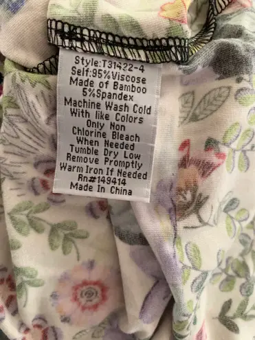 Johnny Was SKY FLOWER SWING DRESS MIDI