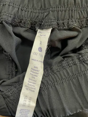 CRZ Yoga zipper jogger pants Size US 12