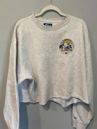 Blue 84 Yellowstone Crop Crewneck 