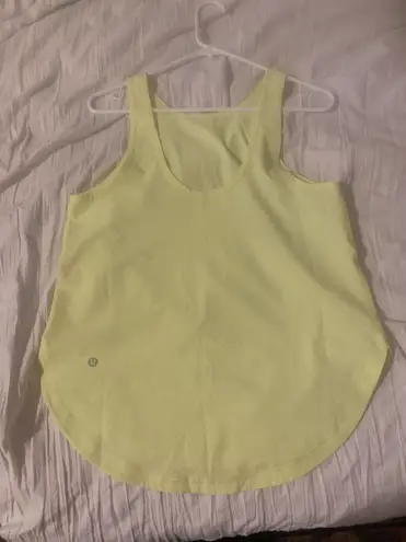 Lululemon Yellow Tank