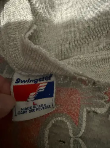 Women’s Vintage Grey And Pink WSU Cougars Crewneck Size Large Gray