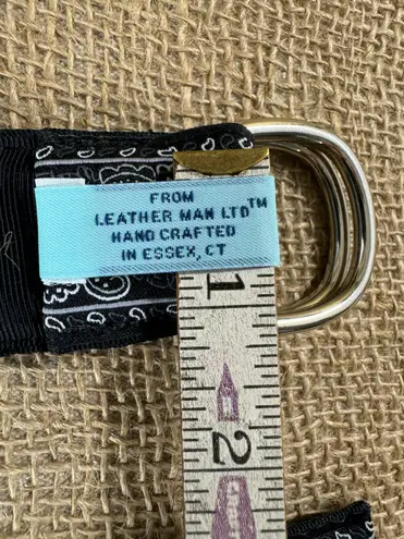 Eliza B. Womens Designer Blue Paisley Cotton Belt S