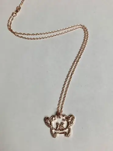 NEW “When Pigs Fly” fashion rose gold necklace
