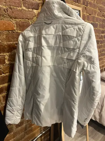 Columbia White Puffer Jacket