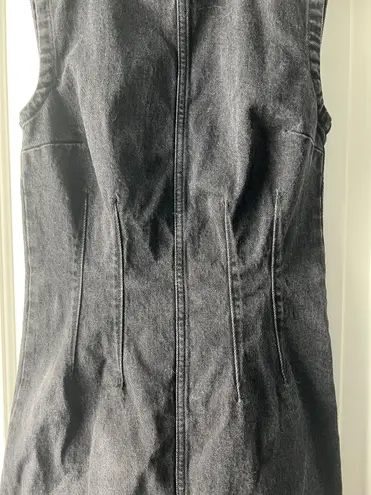 Abercrombie & Fitch Black Denim Dress