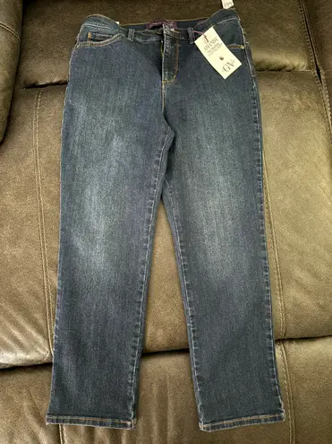 Gloria Vanderbilt Womens Amanda Classic Rise Tapered Jean Petite Size 10P Short