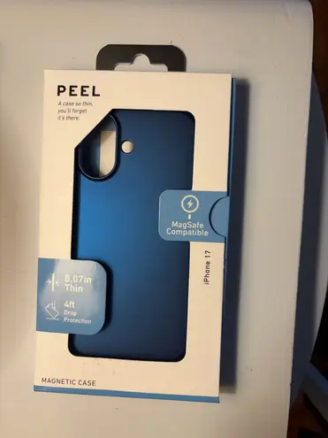 Peel iPhone 17 phone case Blue