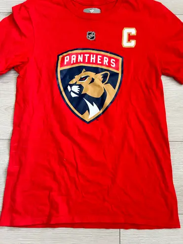 Fanatics Aleksander Barkov Florida Panthers T-Shirt Red