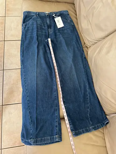 Frame Le Baggy Palazzo Wide Leg Jeans in Bryce. Size 31. MSRP $288