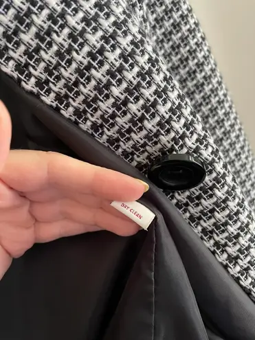 JM Collection Black White Tweed Jacket