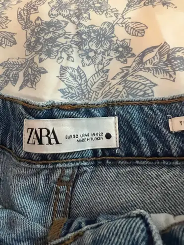 ZARA high waisted denim shorts 