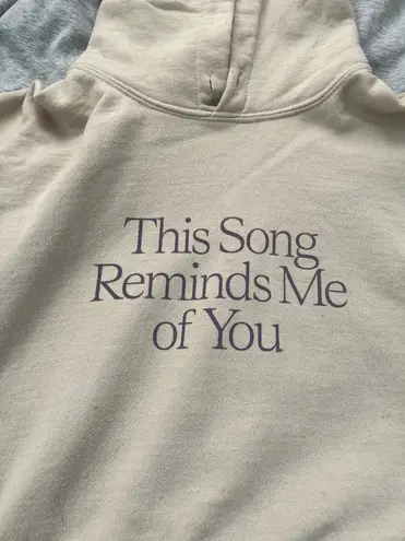 Lonely Ghost Hoodie This Song Reminds Me of You Sand Purple