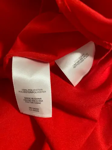 Rachel Roy RED Strapless Pleated DRESS NWOT Cocktail Prom Party Size 4