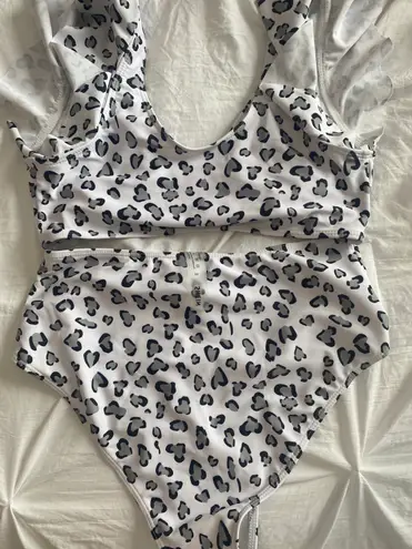 SheIn Cheetah Print High Waisted Bikini