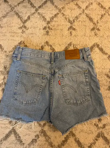 Levi's High Waisted Ribcage Jean Shorts