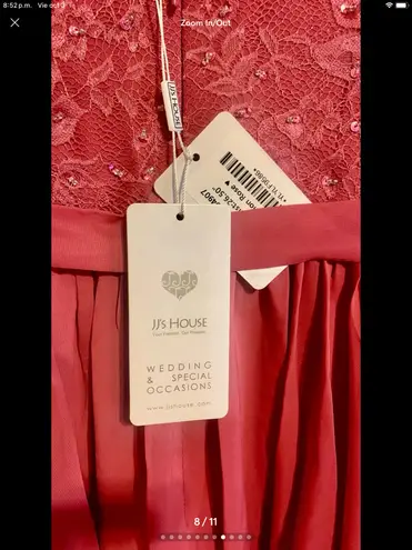 JJ's House NWT JJ's Chiffon Lace Dress Size 4