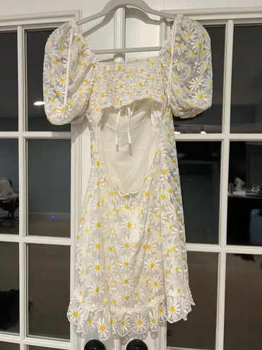 For Love & Lemons  Brulee Daisy Mini Dress