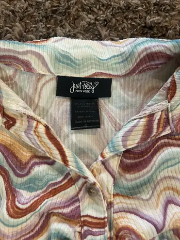 Marbled crop top Multiple