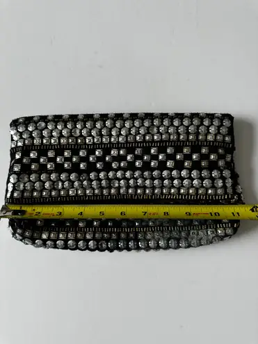 Banana Republic sequined fold over clutch Designer