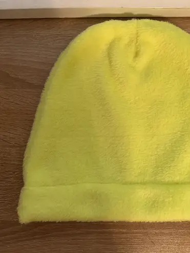 Handmade Lime Green Winter Knit Soft Fluffy Beanie Hat