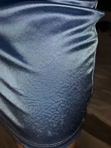 Baby Blue Backless Dress