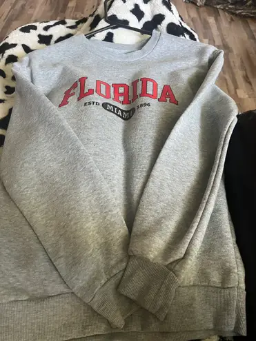 Florida Crewneck Gray Size XS