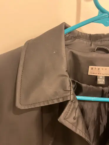 Giacca Vintage Trench Coat Black Size M