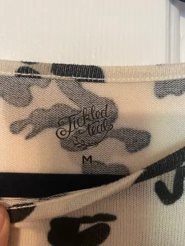 Tickled Teal Leopard Tunic Long Sleeve