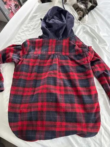 American Eagle Red And Blue Flannel