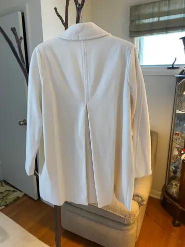 Jessica London Winter White Wool Coat 14