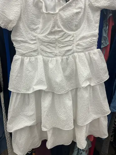 Pretty Little Thing White Dress