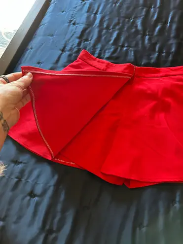 Red Skort Size L