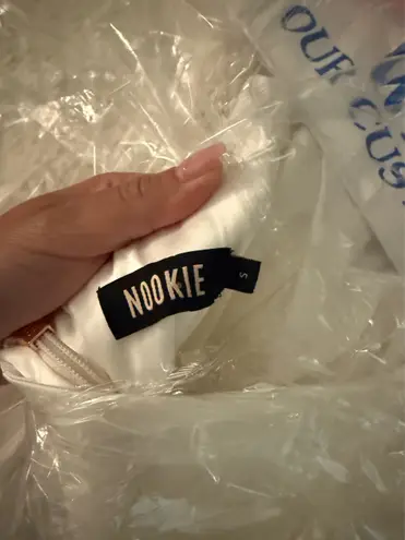 Nookie Emelie Strapless Gown White