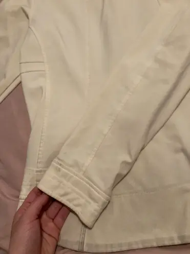 The North Face Cream Zip-up Jacket