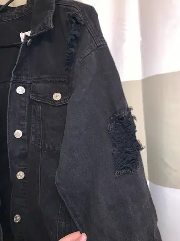 Forever 21 Distressed Denim Jacket