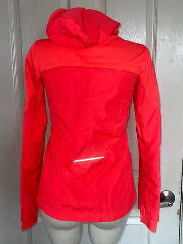 Gap Neon coral  fit wind blocker jacket size xs