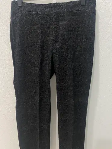 Dockers Black And Gray Design Pants Size 10