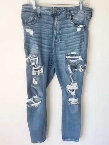 American Eagle Next Level Stretch Distressed Super Hi Rise Jean Jeggings!