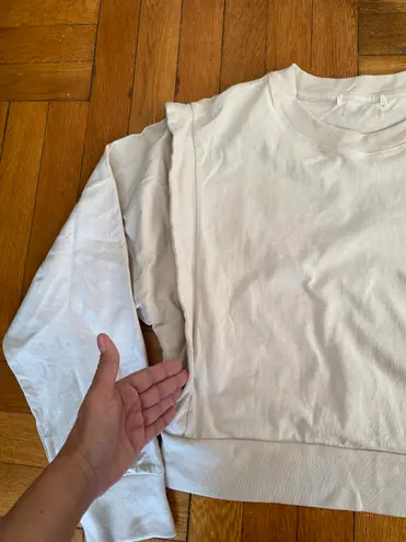 Light Beige Crewneck Sweater Size M Tan Size M