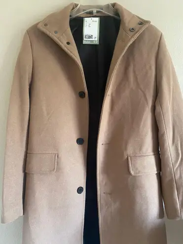 H&M Beige Peacoat