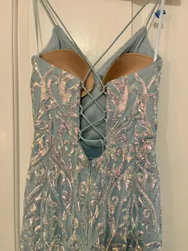 Clarisse Blue Prom Dress