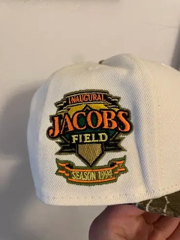 New Era Cap Myfitteds Cleveland Indians real tree camo jacobs field size 7 1/8 brand new in store exclusive - Image 3