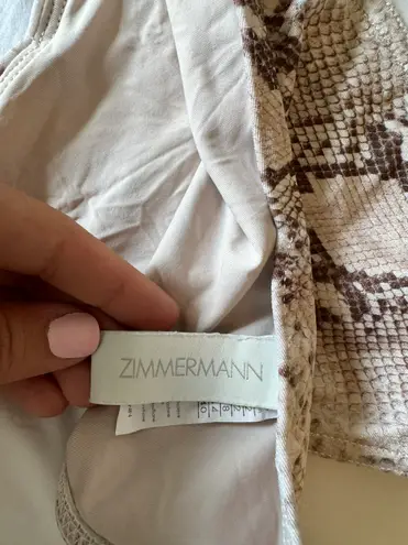 Zimmermann Zimmerman Snakeskin Bikini