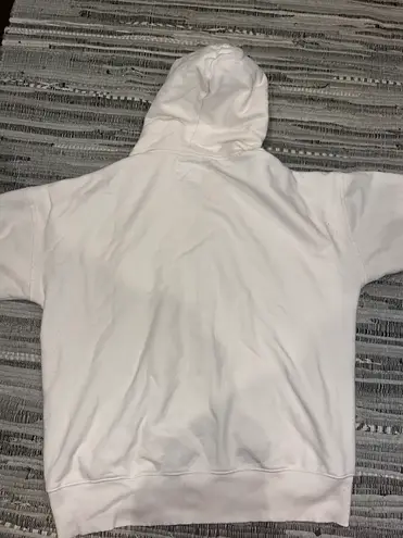 American Eagle Outfitters white oversized hoodie