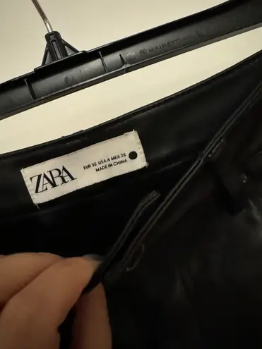 ZARA Faux Leather Pants